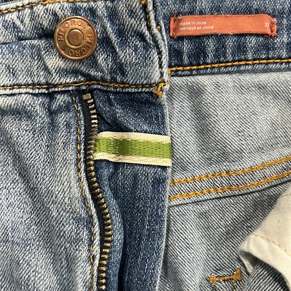 Anthropologie Pilcro Denim Shorts 27 Distressed High Rise Cutoffs Boho Festival - Picture 6 of 9